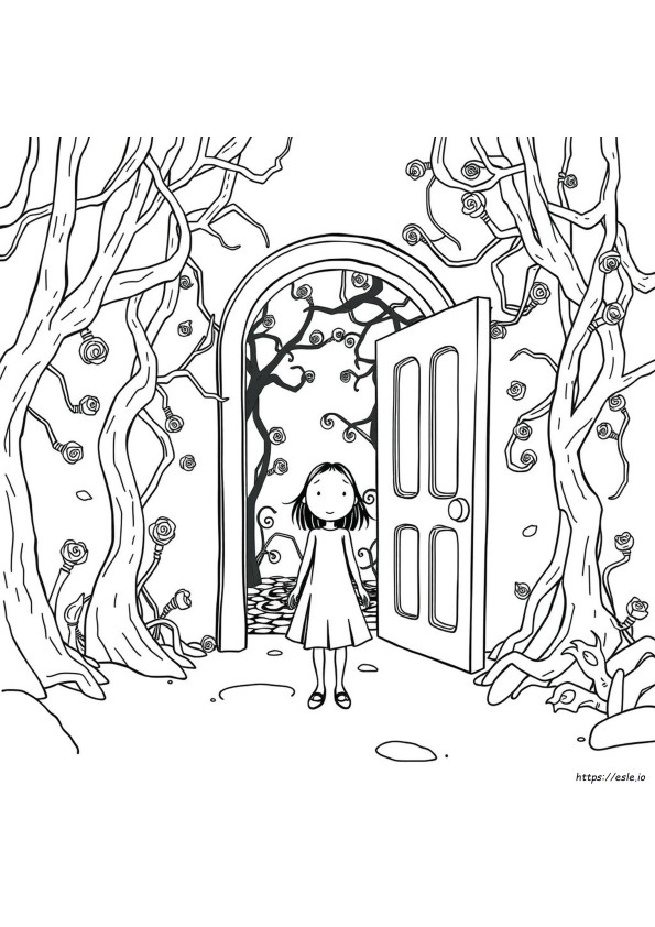 Free Printable Coraline Coloring Pages