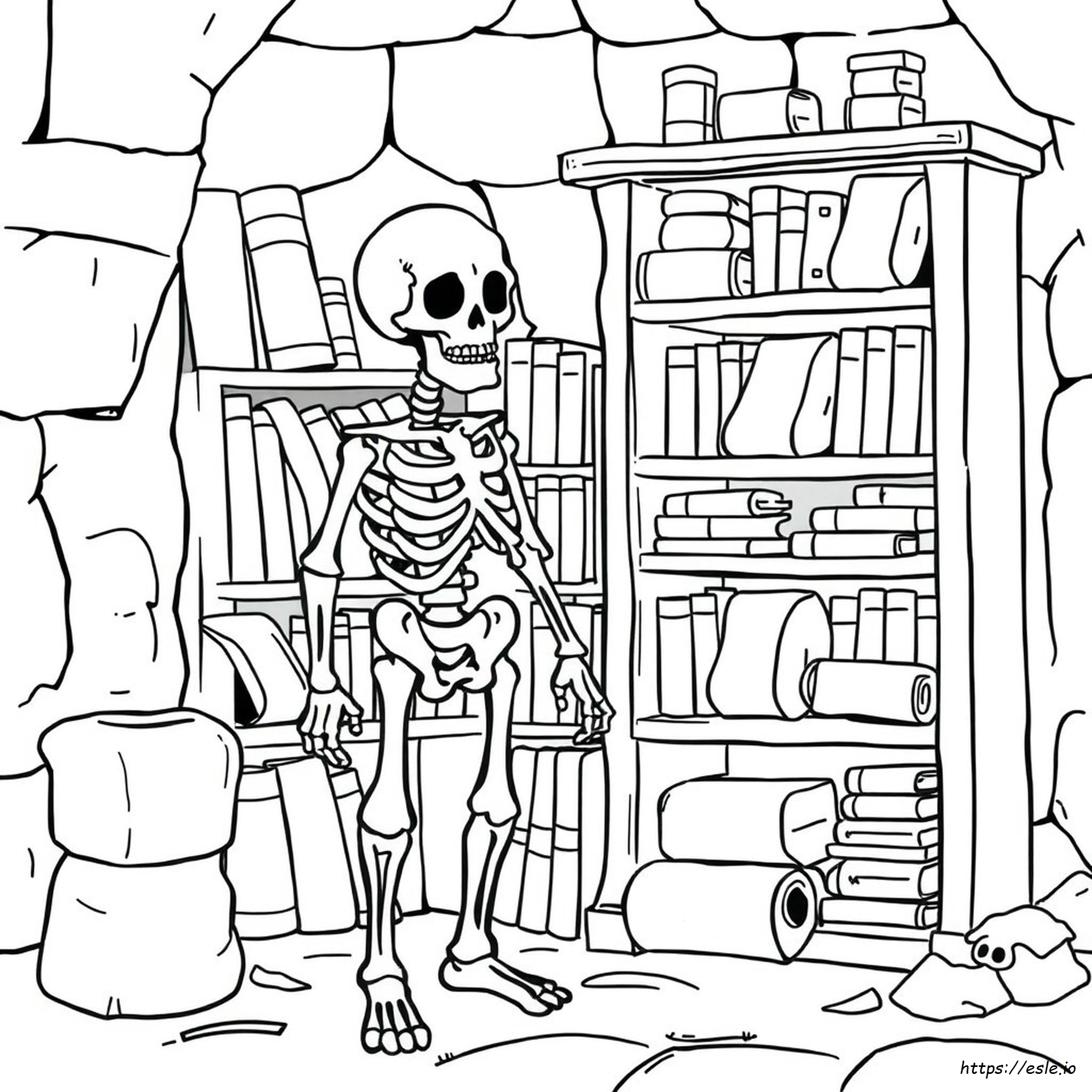 Skeleton Coloring Pages To Print