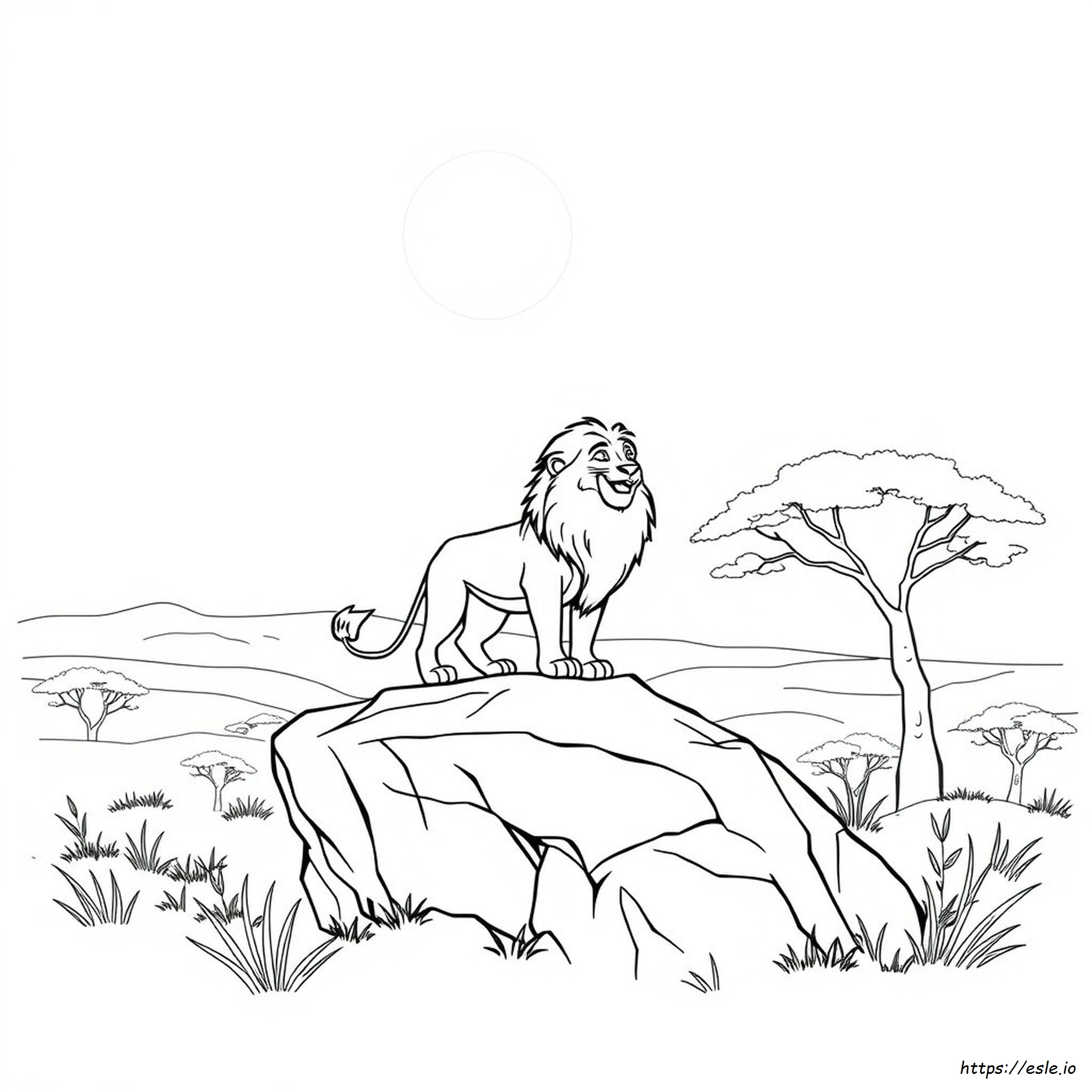 Lion King Colouring Pages To Print