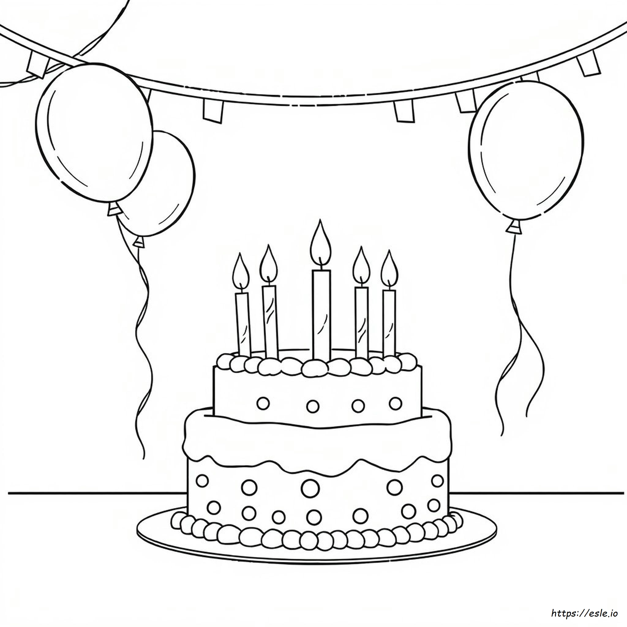 Páginas Para Colorear Gratis Para Cumpleaños