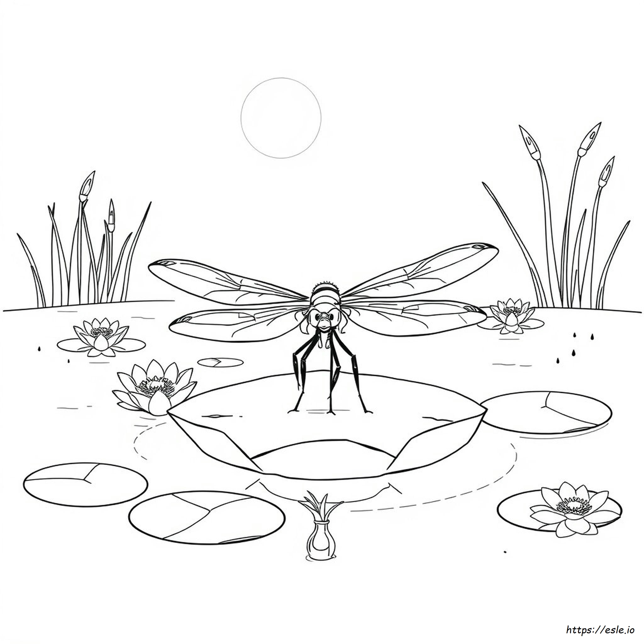Free Printable Dragonfly Coloring Pages