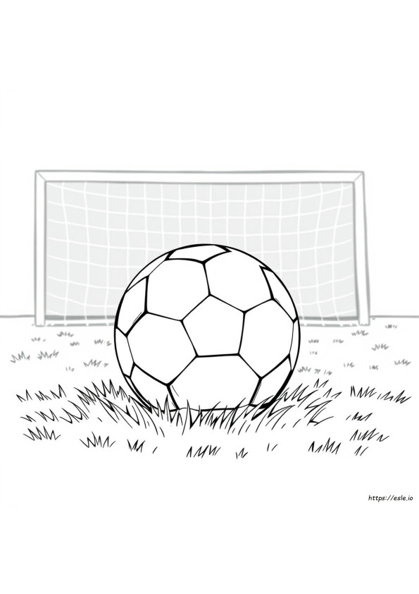 Gambar Mewarnai Bola Sepak