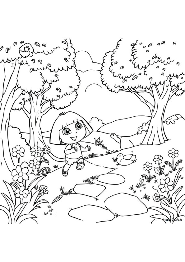 Dora L'esploratrice, Swiper, Disegni Da Colorare