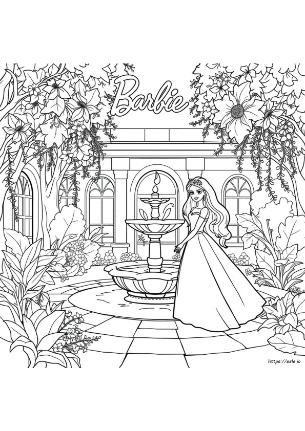 Putri Barbie Gambar Mewarnai Pdf