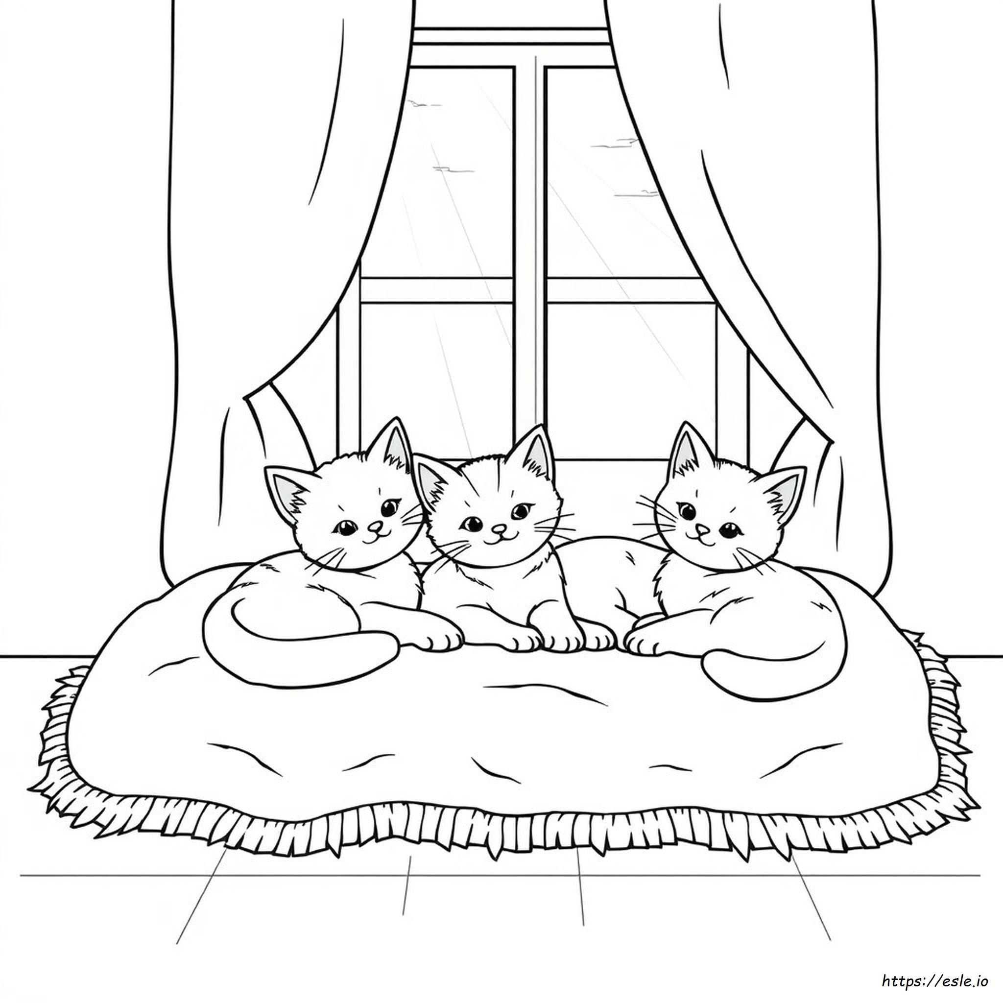 Coloring Pages Of Kitty Cats