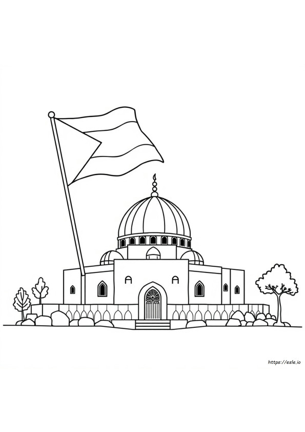 Palestine Colouring Page