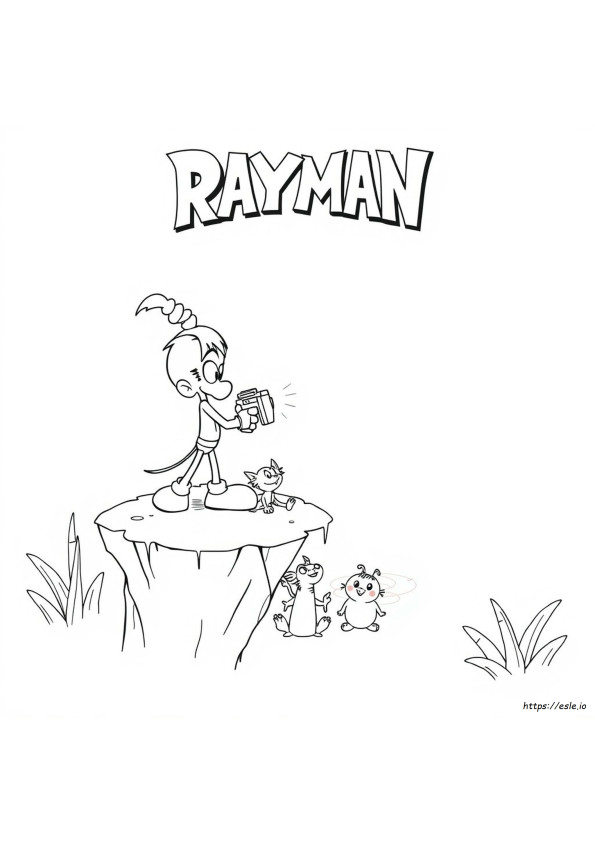 Rayman Coloring Pages