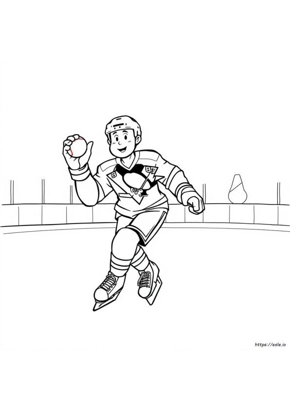 Sidney Crosby Gambar Mewarnai