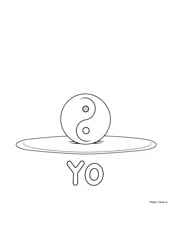 Yin Yang Yo Gambar Mewarnai