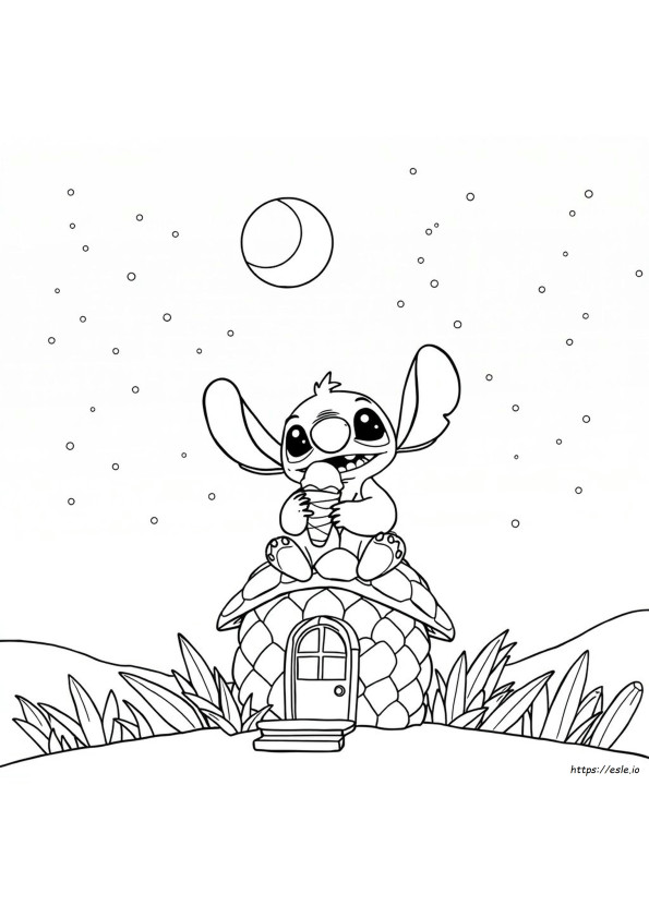 Gambar Mewarnai Stitch