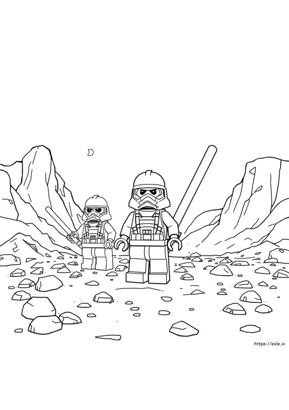 Lego Star Wars Gambar Mewarnai
