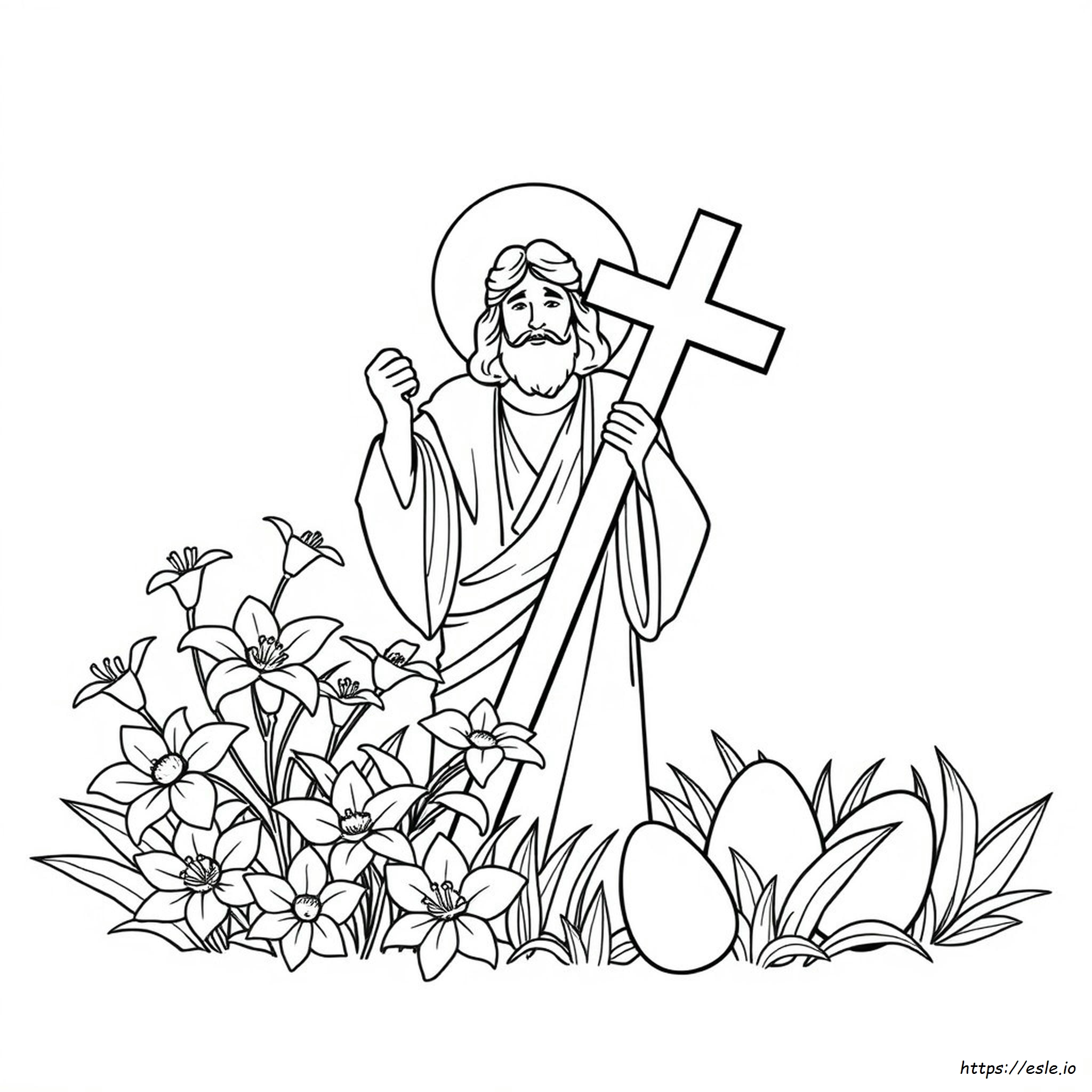 Disegni Di Gesù Di Pasqua Da Colorare