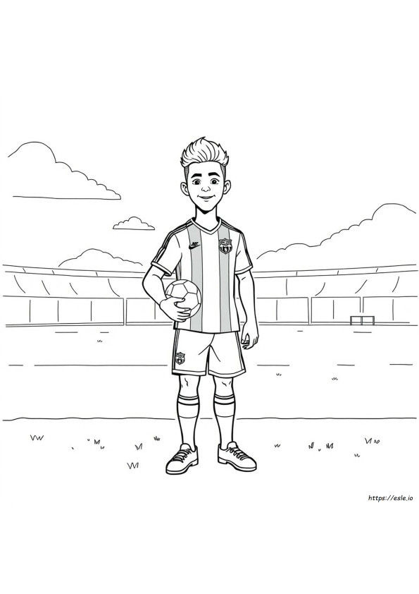 Gambar Mewarnai Dybala