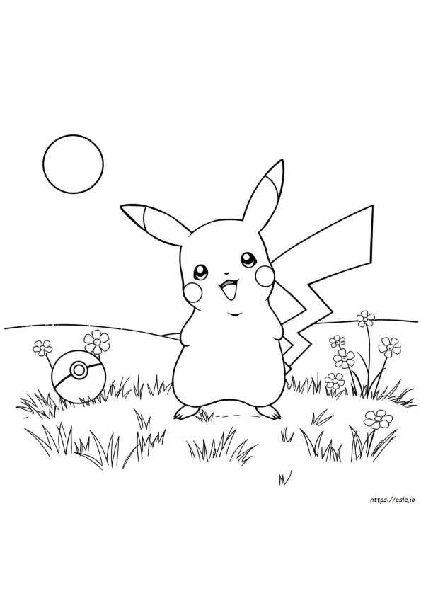 Lembar Mewarnai Pokemon Gratis