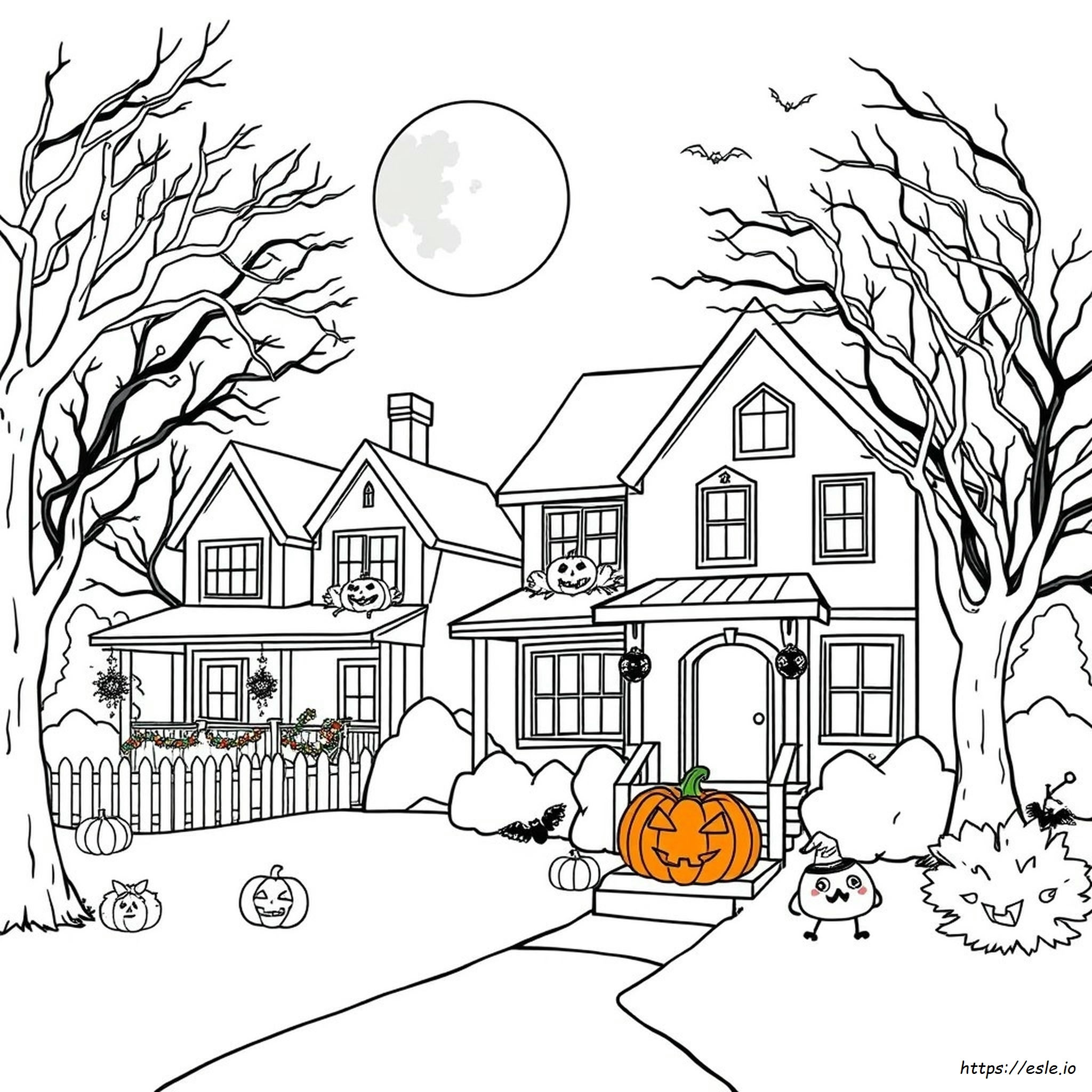 Páginas Para Colorear De Películas De Halloween