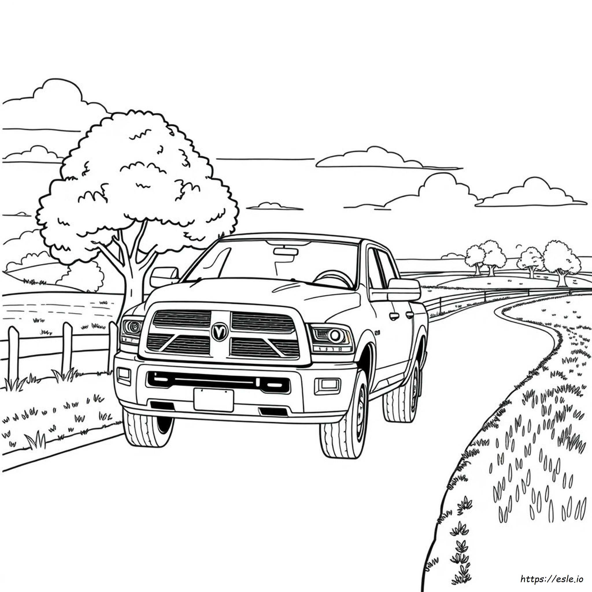 Dodge Ram 2500 Coloring Pages