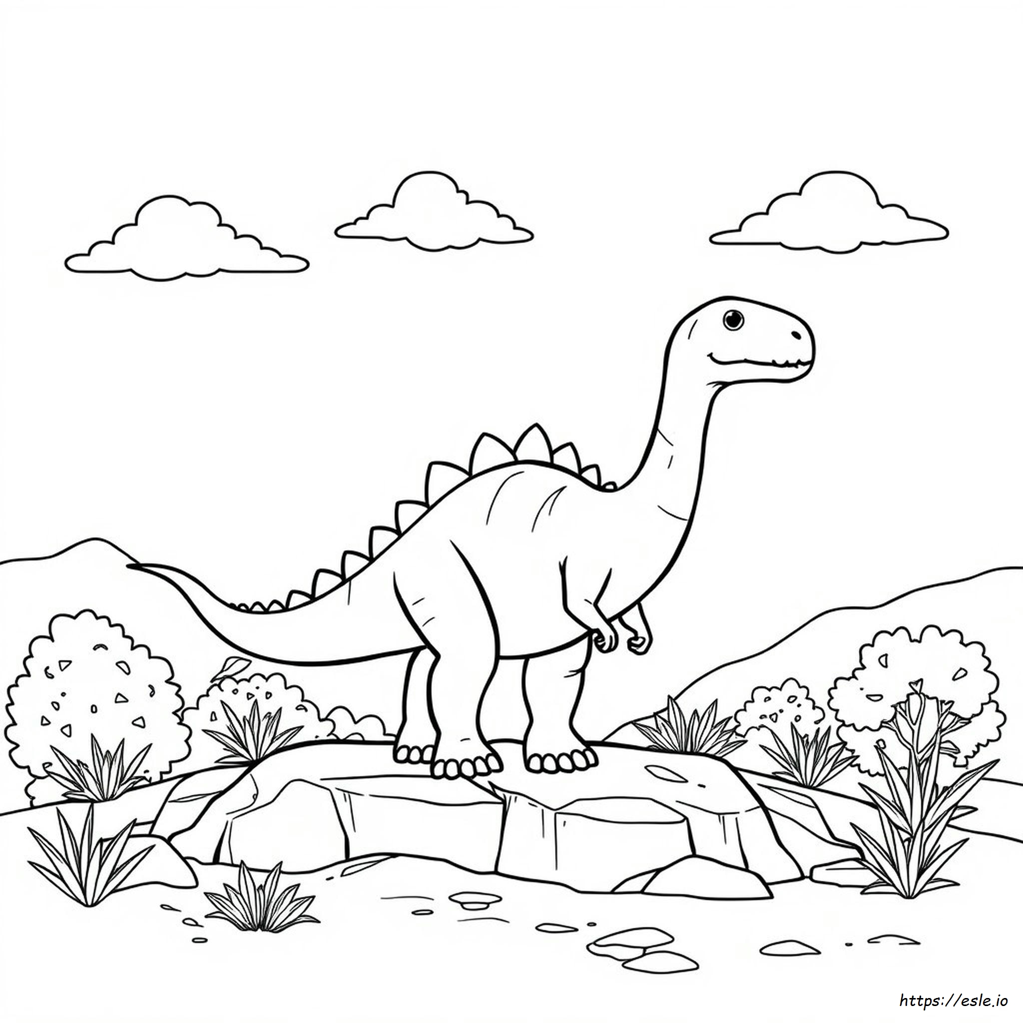 Dibujos Para Colorear De Dinosaurios Para Imprimir