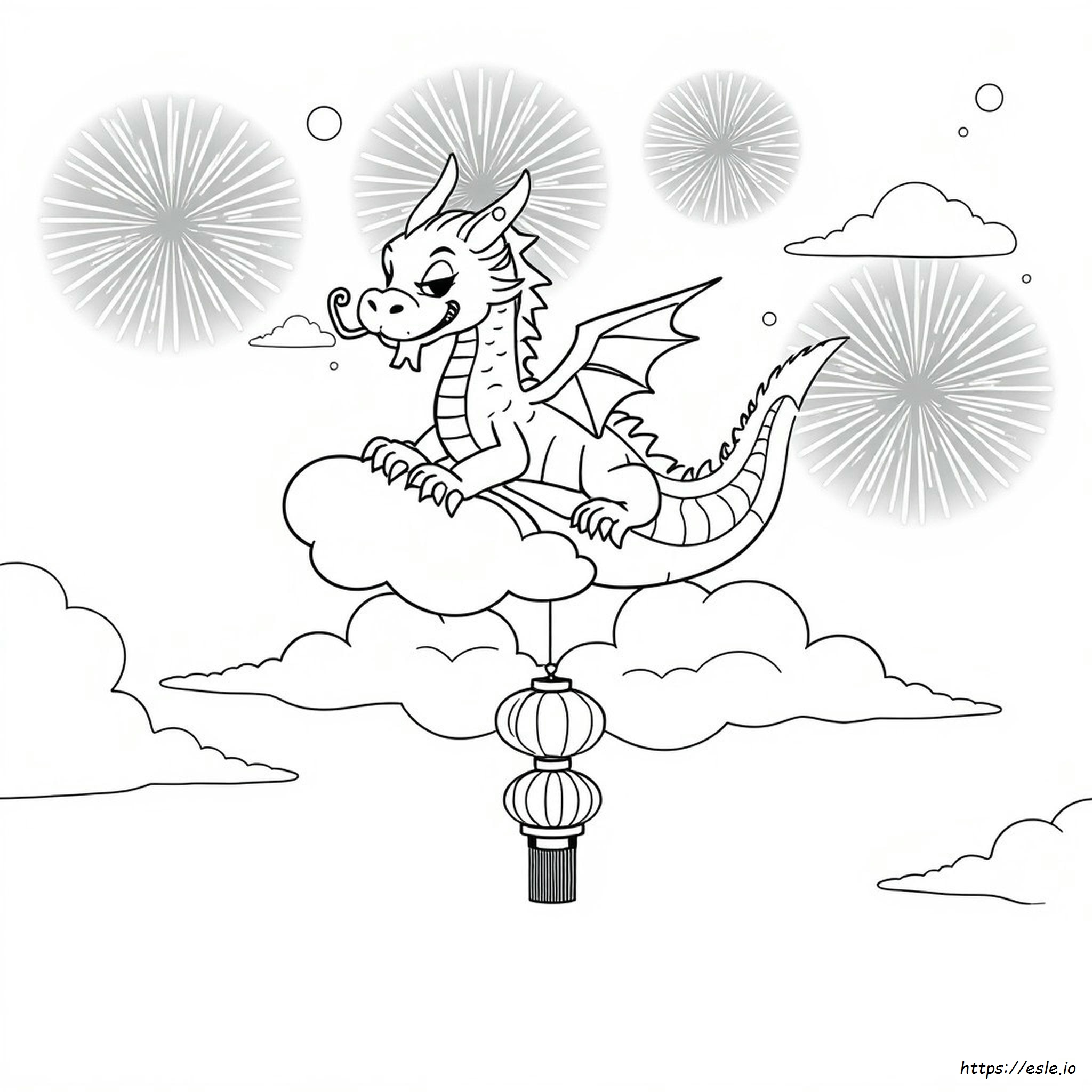 Year Of The Dragon Coloring