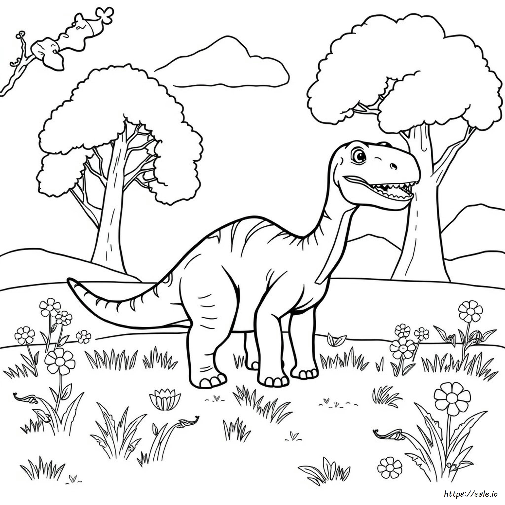Dinosaurios Preescolares Para Colorear
