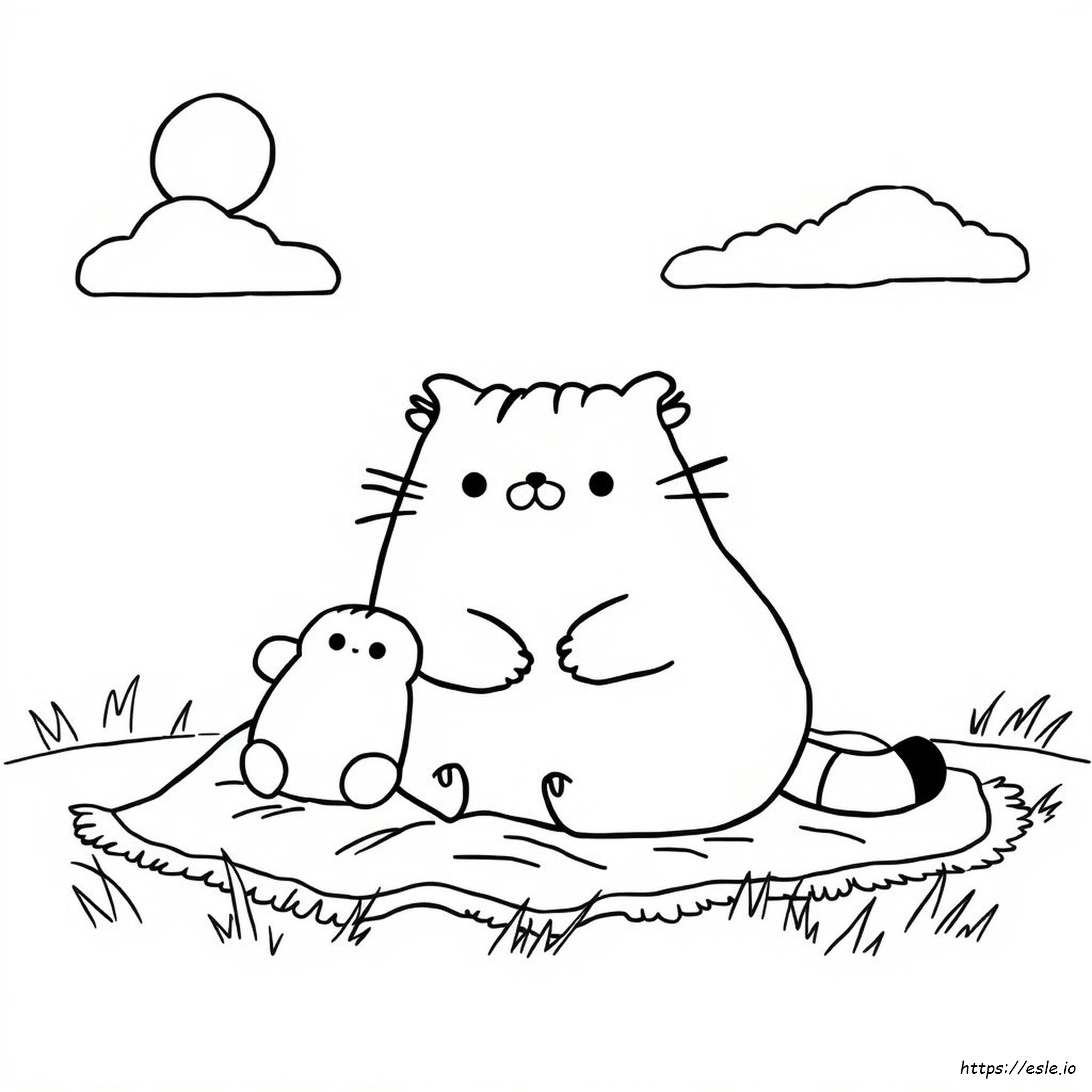 Słodkie Kolorowanki Pusheen