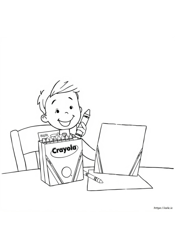 Gambar Mewarnai Personalisasi Crayola