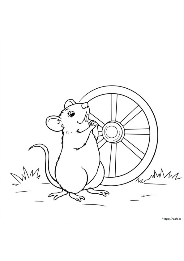 Coloring Page Of A Rat