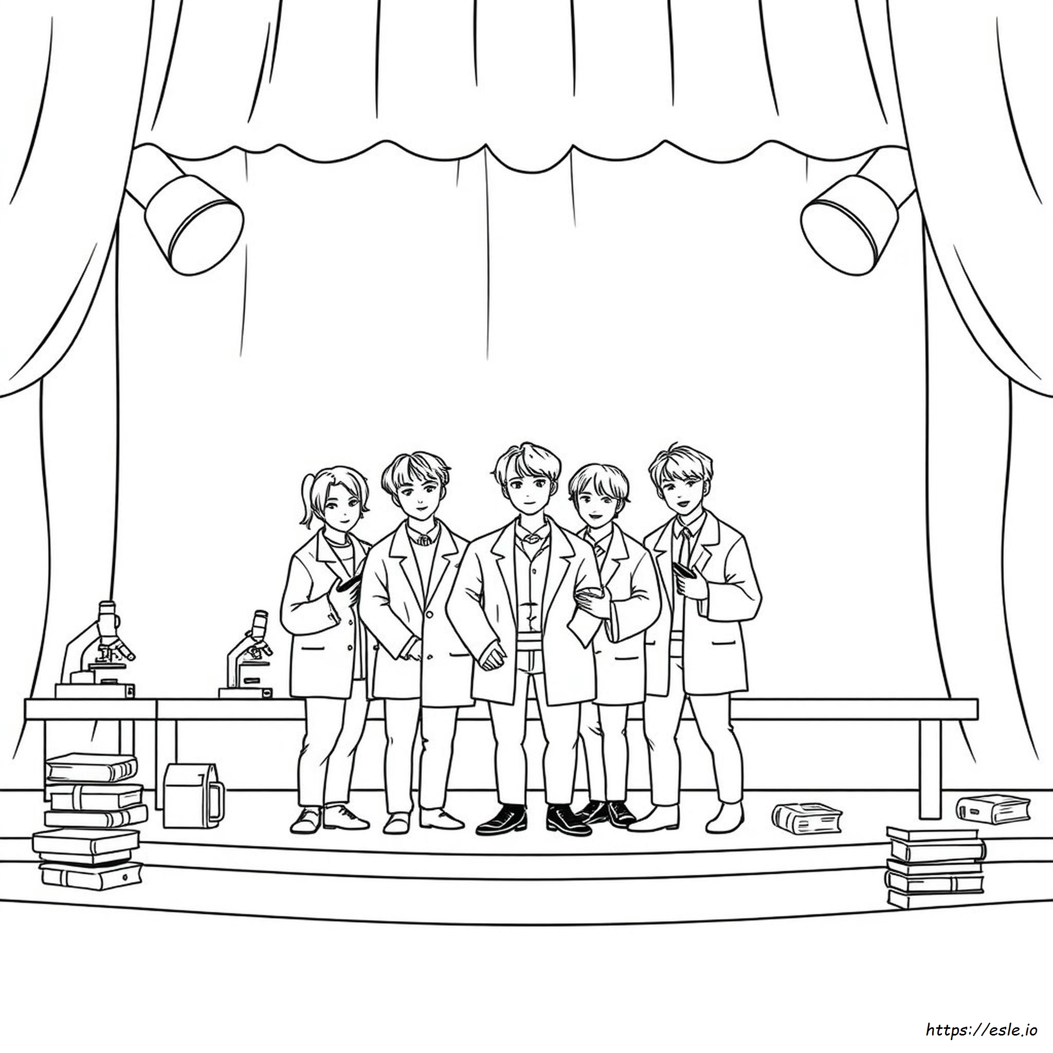 Free Bts Coloring Pages