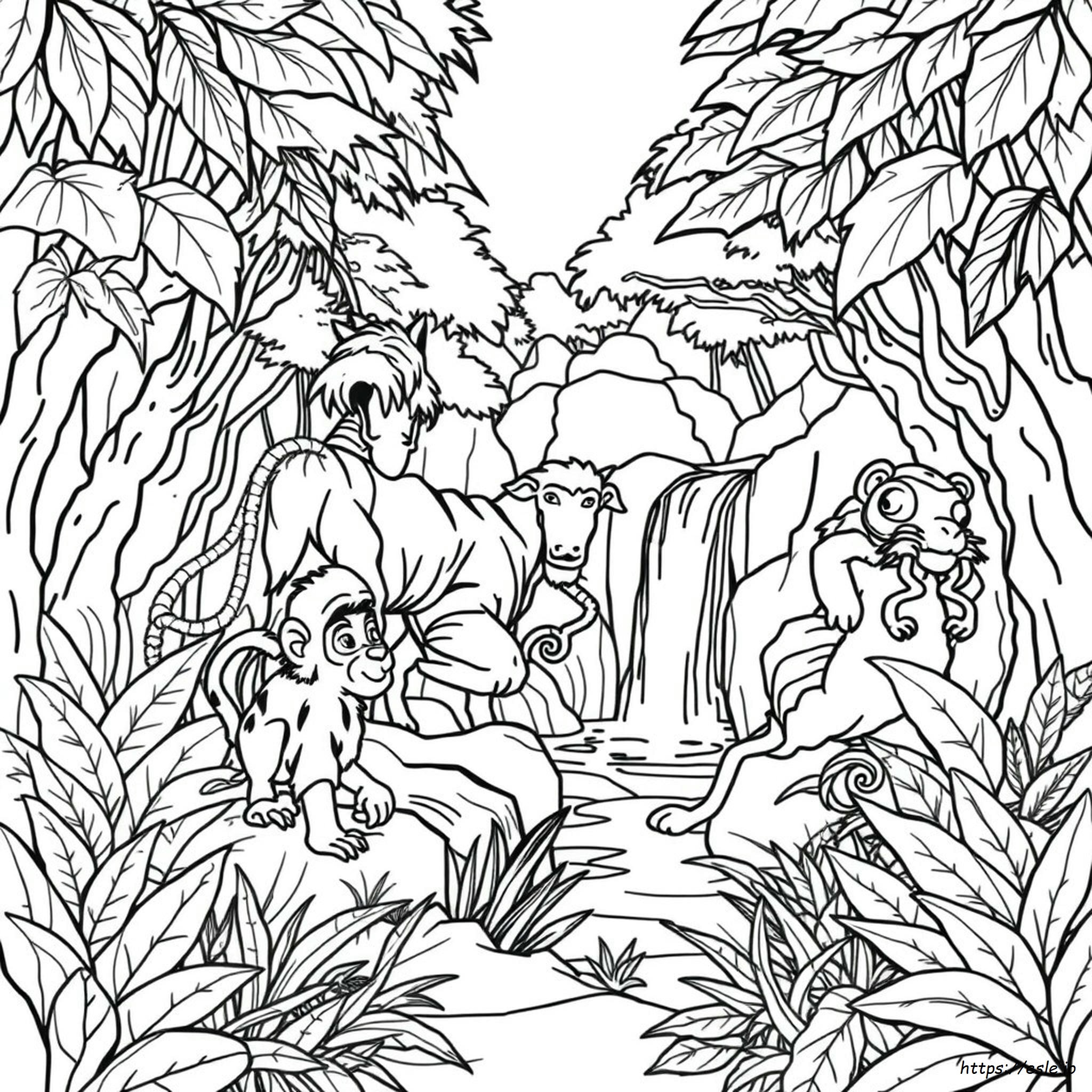 Coloring Pages Of Jungle