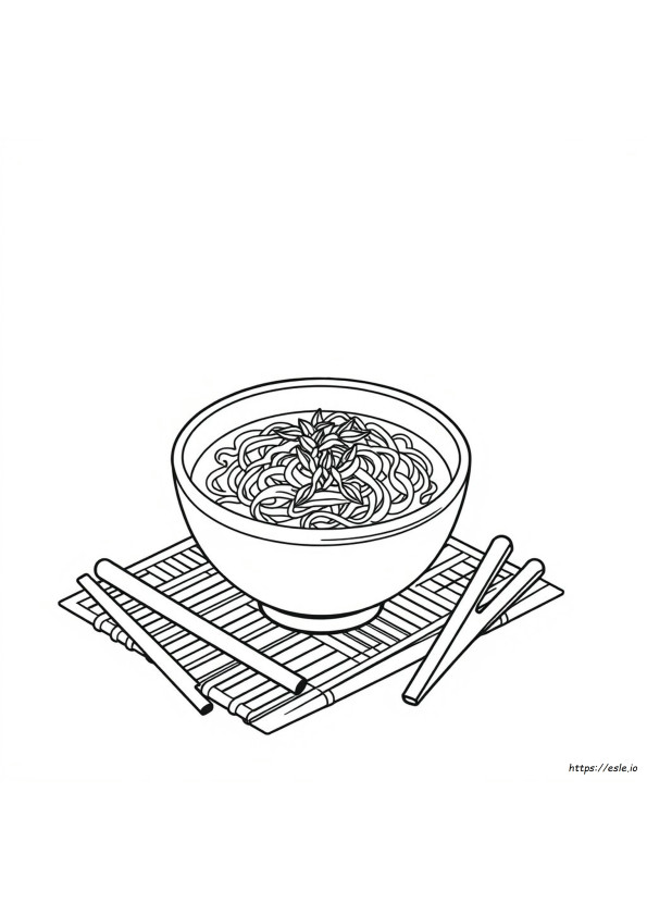 Gambar Mewarnai Ramen