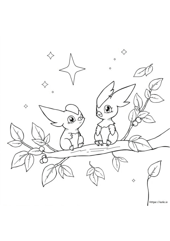 Gambar Mewarnai Pokemon Pachirisu