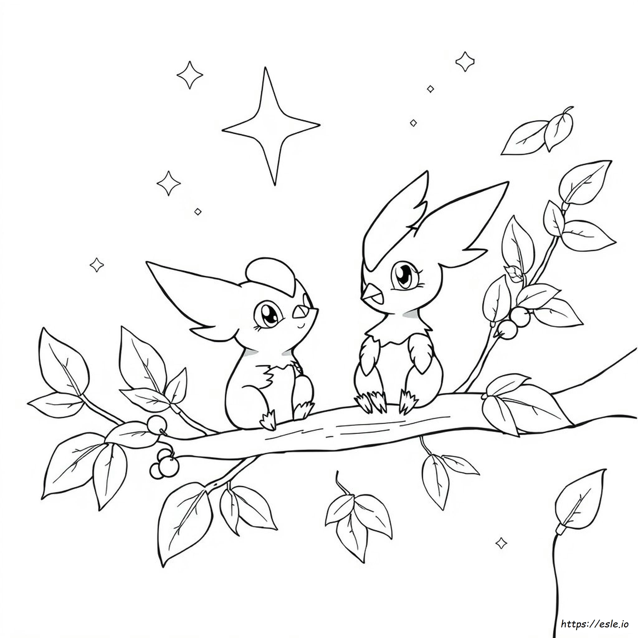 Páginas Para Colorear De Pokémon Pachirisu