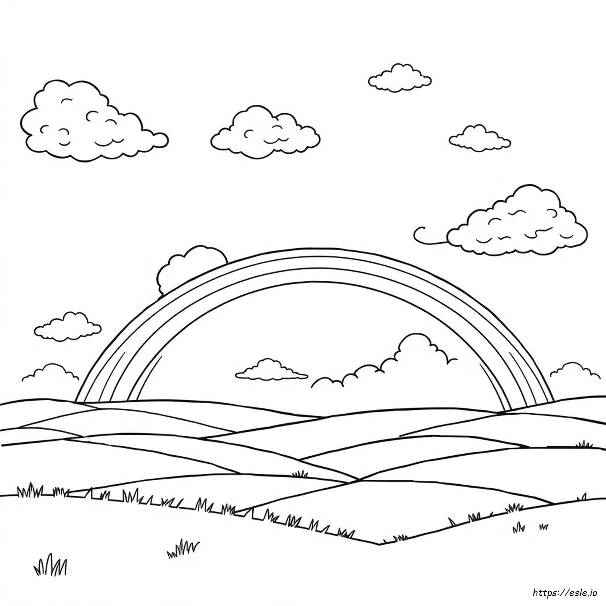 Regenbogen Ausmalbilder