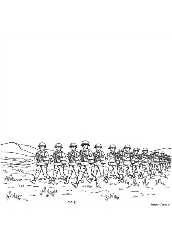 Armee Ausmalbilder Online