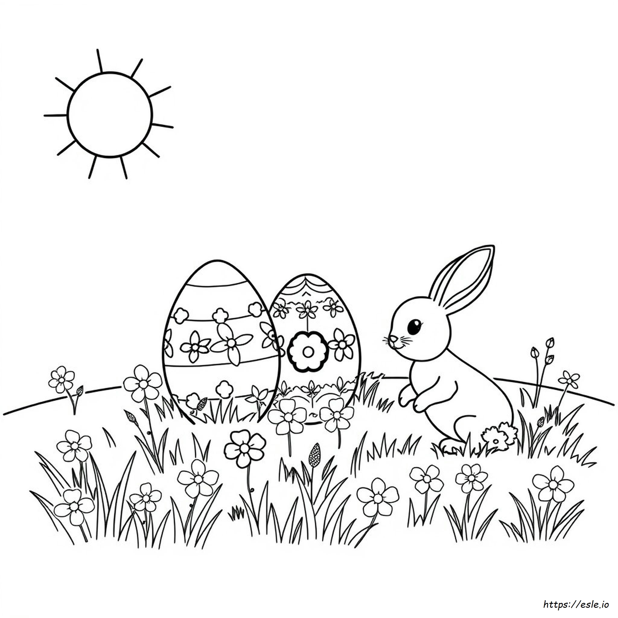 Uova Di Pasqua Da Colorare Per La Scuola Materna Stampabili