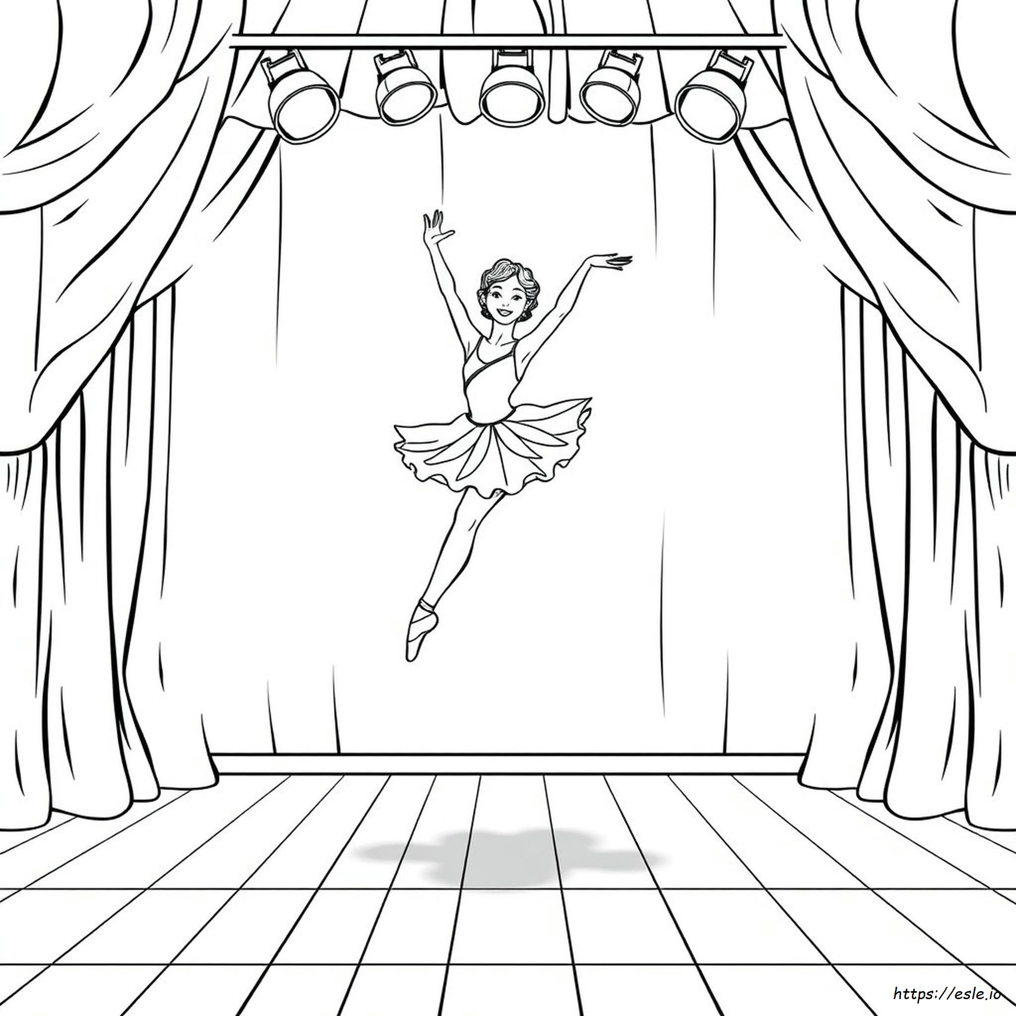 Ballet Coloring Pictures