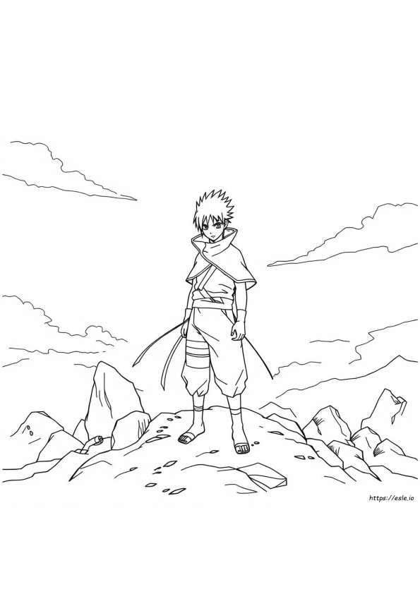 Immagini Di Sasuke Da Colorare