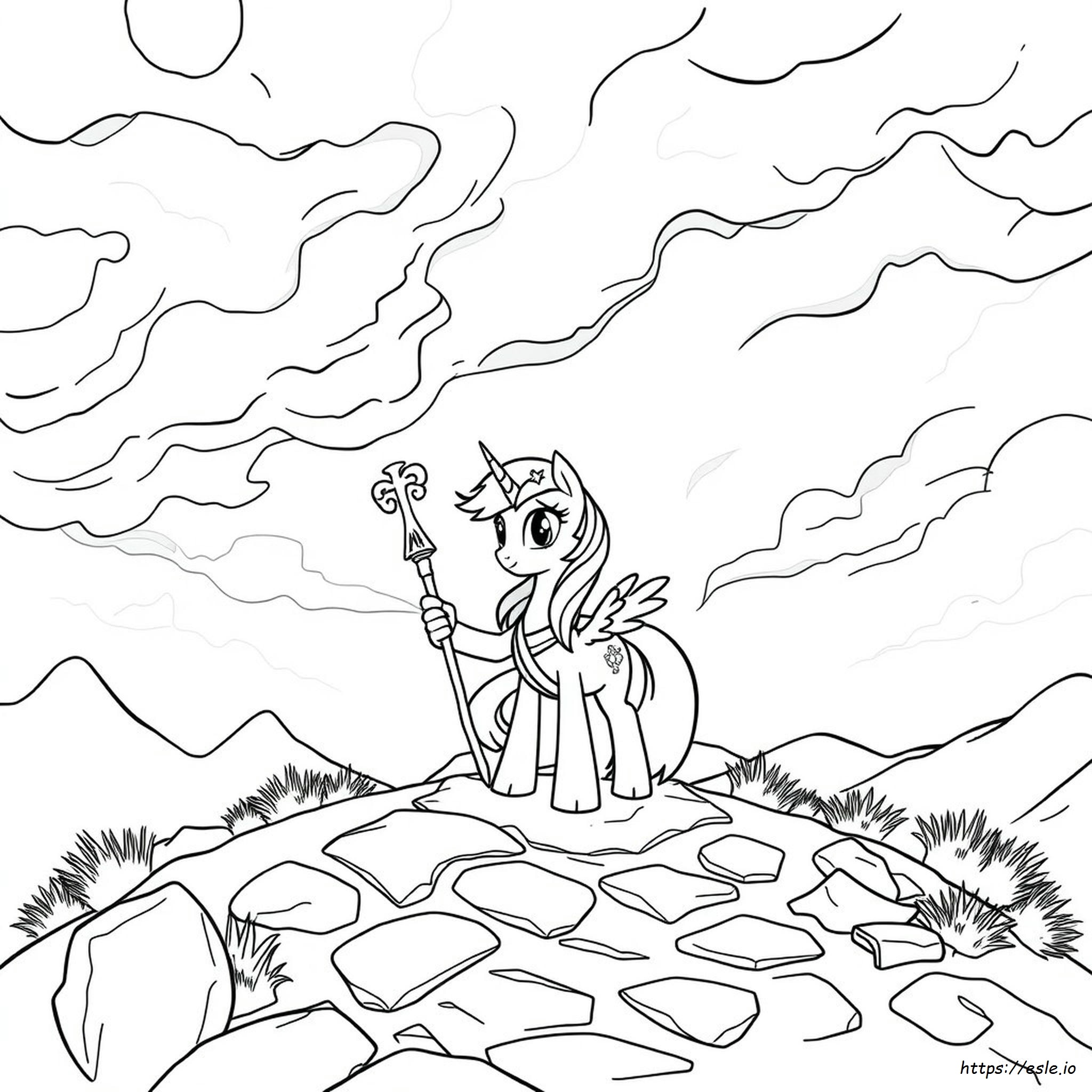 My Little Pony Rey Sombra Para Colorear