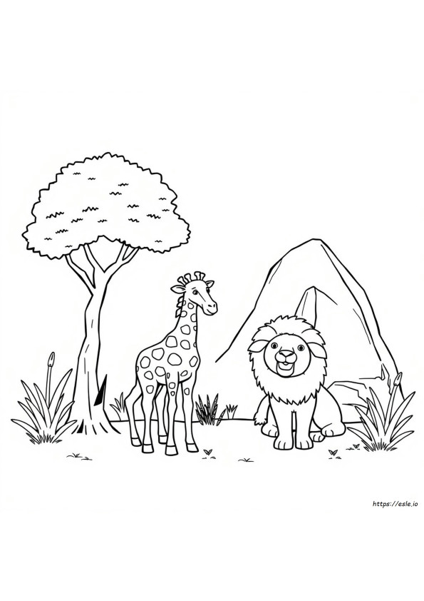 Animale De La Zoo Planșe De Colorat Printabile