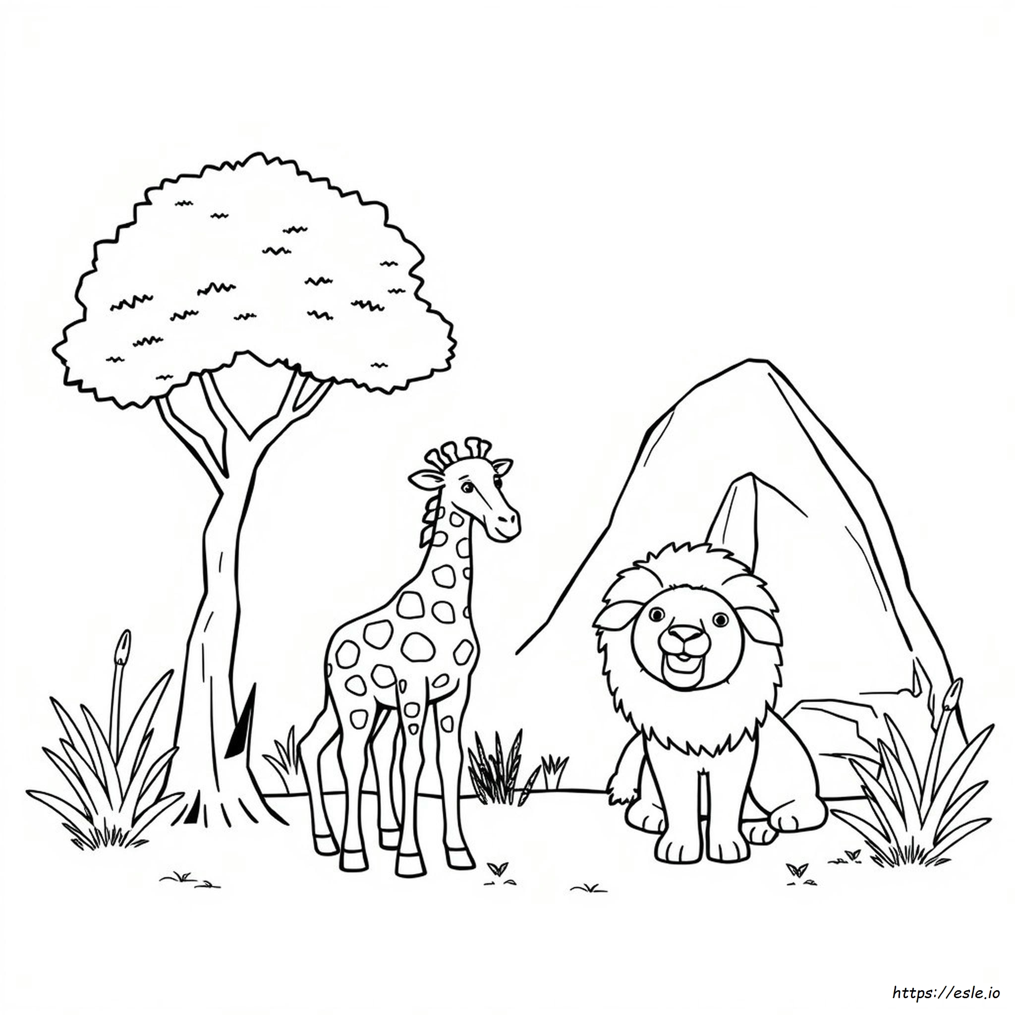 Coloriages À Imprimer Animaux Du Zoo