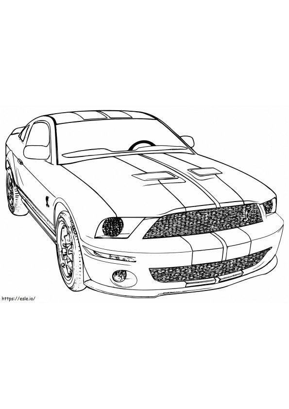 Rewelacyjnego Forda Mustanga kolorowanka