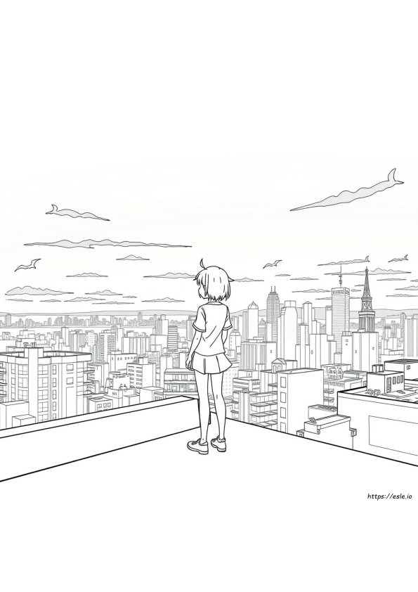 Gambar Mewarnai Anime Dan Manga