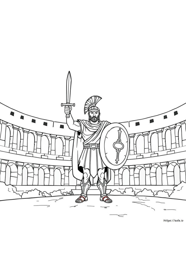 Antik Roma Boyama Sayfaları
