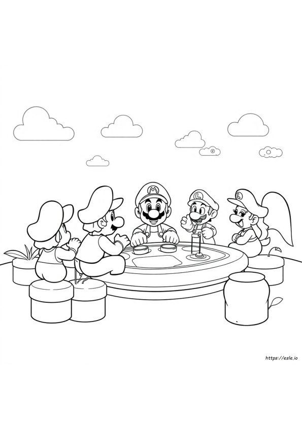 Mario Party Värityskuvat