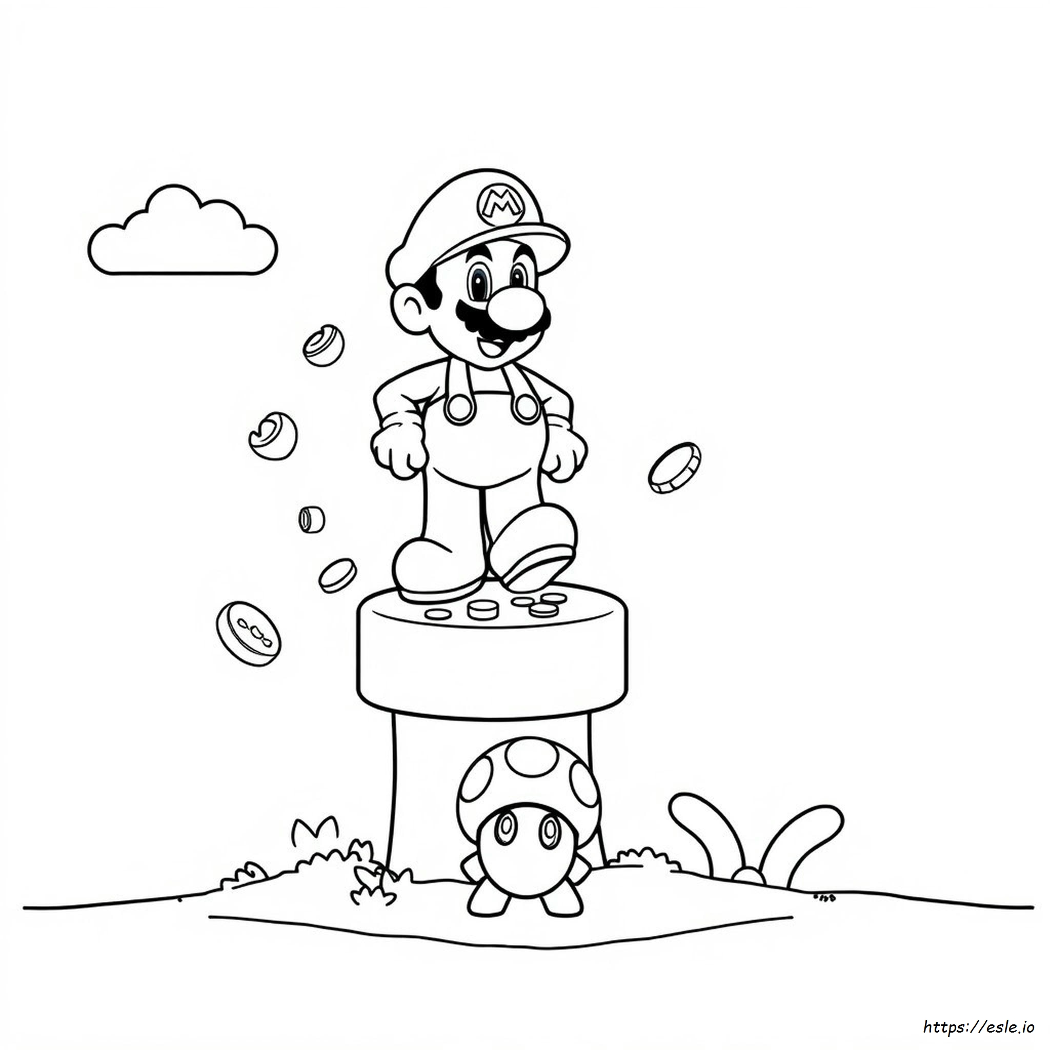 Coloring Pages Mario De Colorat