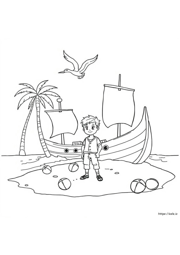 Paulus Dan Kapal Karam Gambar Mewarnai