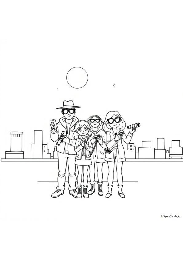 Gambar Mewarnai Spy Family