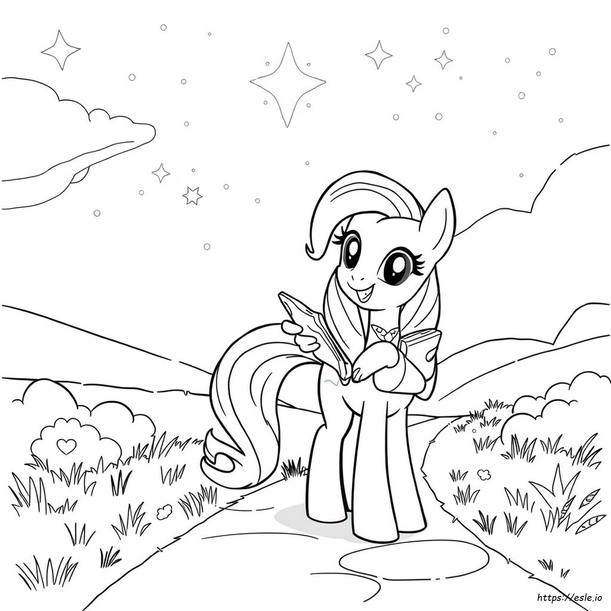 Twilight Sparkle My Little Pony La Película Para Colorear