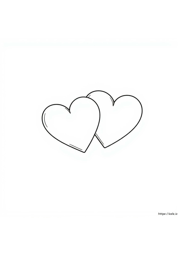 Love Heart Colouring In Pages