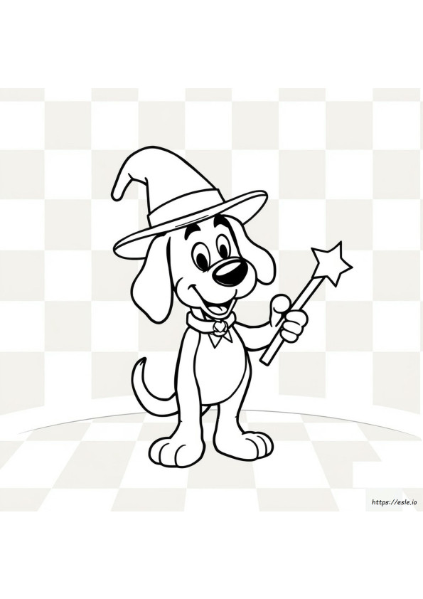Halaman Mewarnai Petey Dog Man