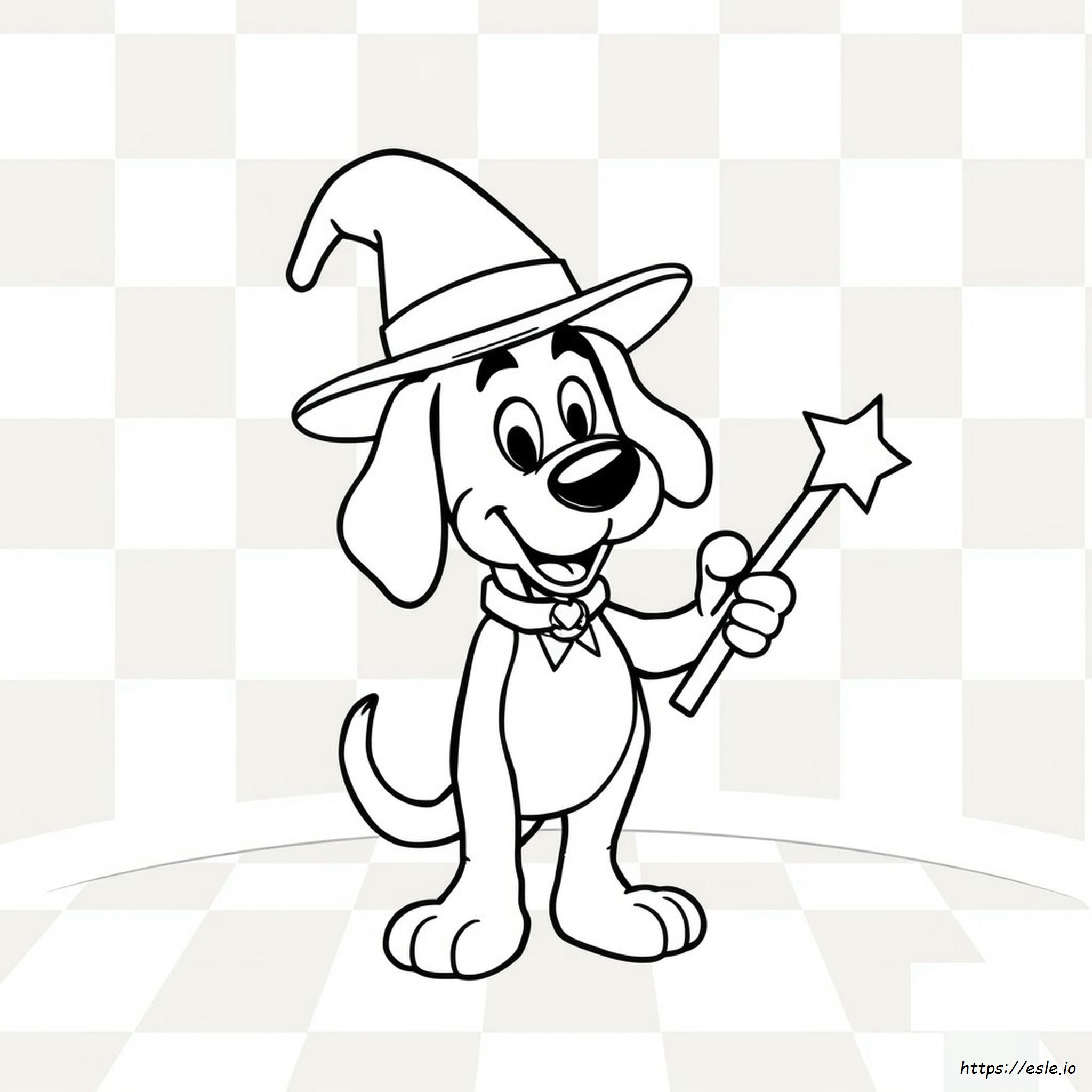 Petey Dog Man Coloring Page